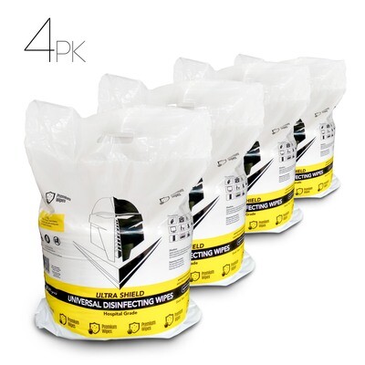 GYM WIPES BAG 1200 WIPES REFILL ROLL - 4 PACK BOX
