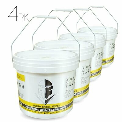 GYM WIPES WITH BUCKET DISPENSER 800 WIPES PER ROLL - 4 PACK BOX