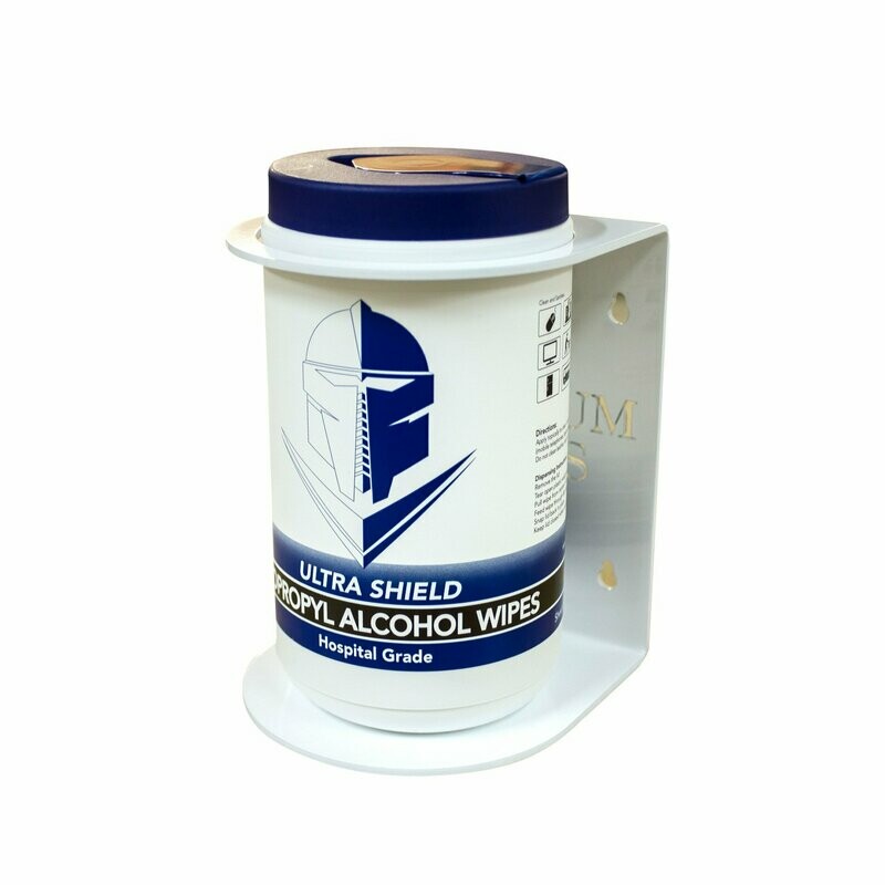 WALL MOUNT WIPES DISPENCER FOR 120 WIPES CANISTER