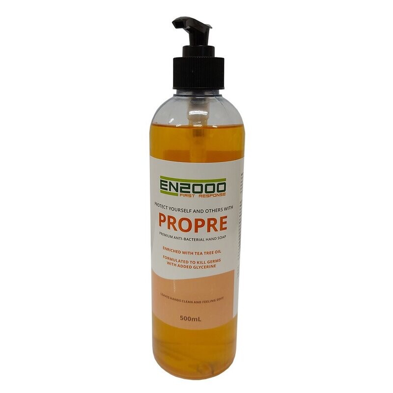 PROPRE PREMIUM ANTI-BACTERIAL HAND SOAP 500ML PUMP SPRAY - CARTON OF 15