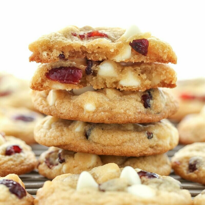 WHITE CHOCOLATE CRANBERRY COOKIES