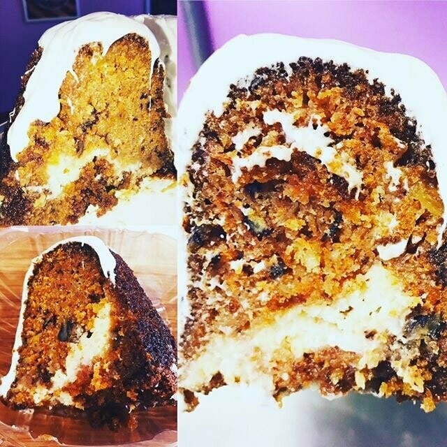 CARROT CAKE W/ CHEESECAKE