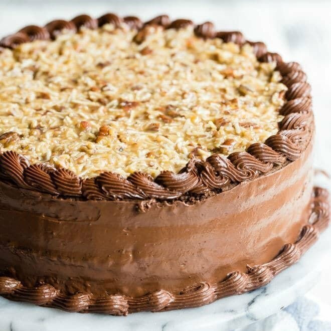 GERMAN CHOCOLATE CAKE 2 LAYER (HOLIDAY)