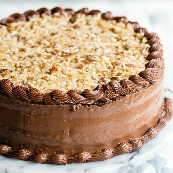 GERMAN CHOCOLATE CAKE 2 LAYER (HOLIDAY)