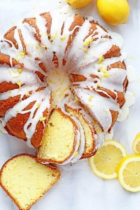 LEMON POUND CAKE (HOLIDAY)