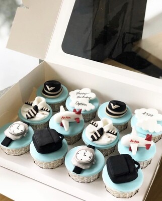 I’m A Pilot Cupcakes