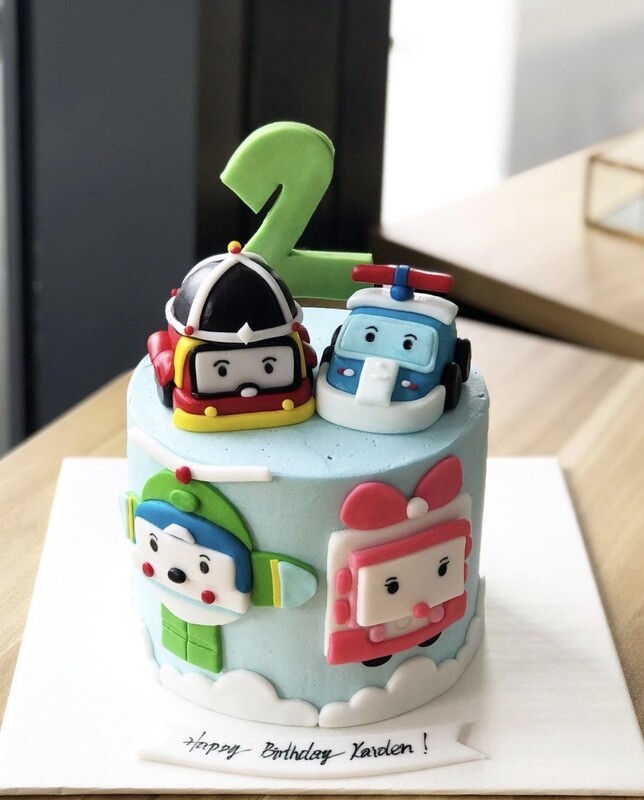 Car Cake - Robocar Poli Car Cake - Robocar Poli