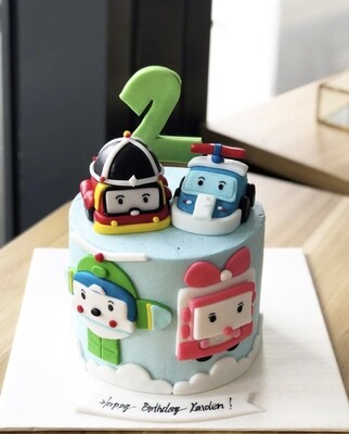 Car Cake - Robocar Poli