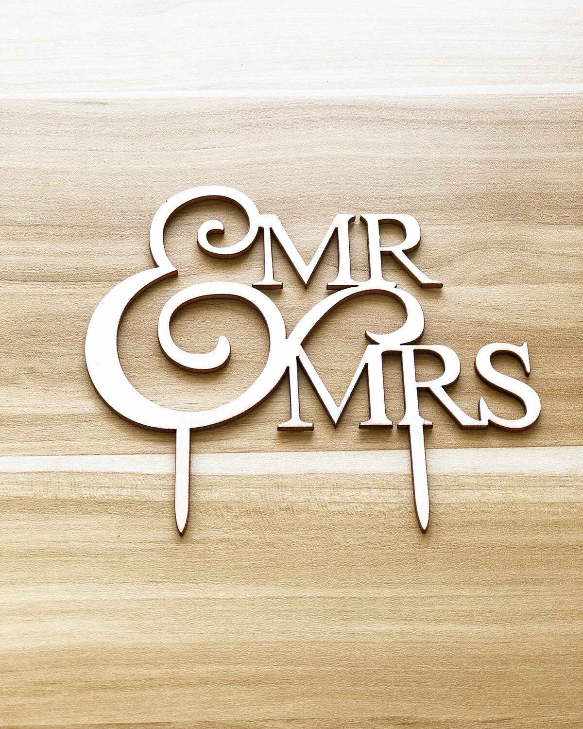 Mr. & Mrs. (Wood-Times Font)