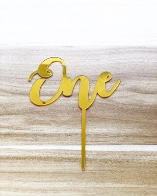 One