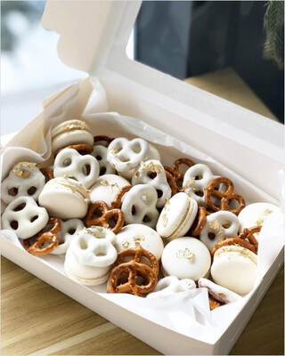 Macarons & Pretzel Gift Box