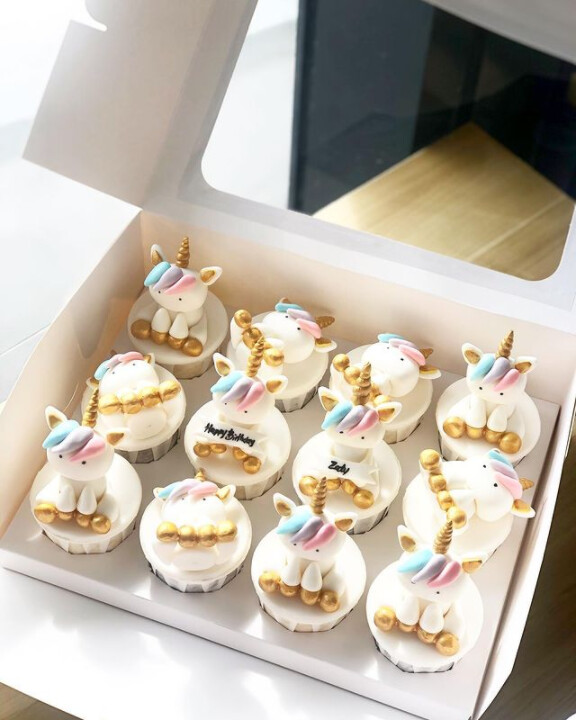 Unicorn Cupcakes 3D