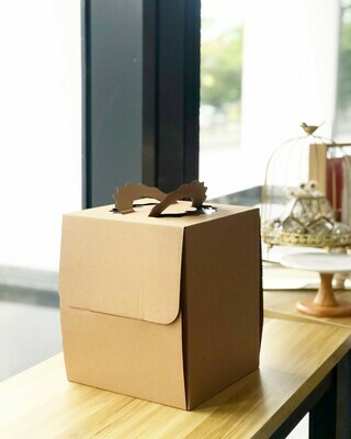 Brown Carton Cake Box