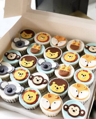 Animal Safari Jungle Woodland Cupcakes 1
