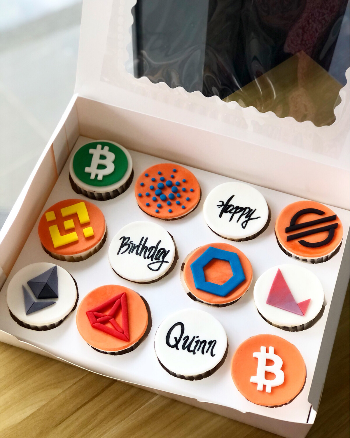 Crypto Currency Money Cupcakes