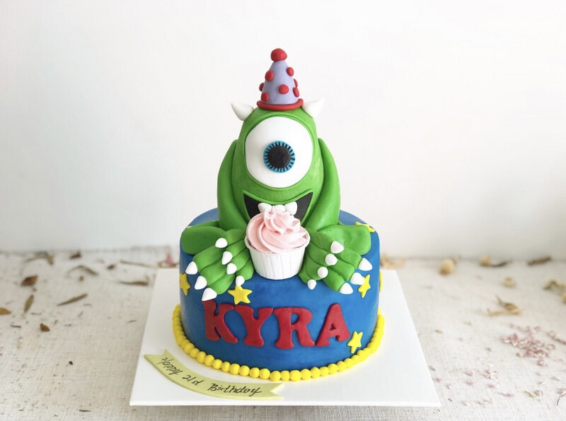 Disney - Monster Inc Mike Cake