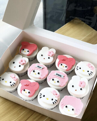 Hello Kitty Melody Cupcakes
