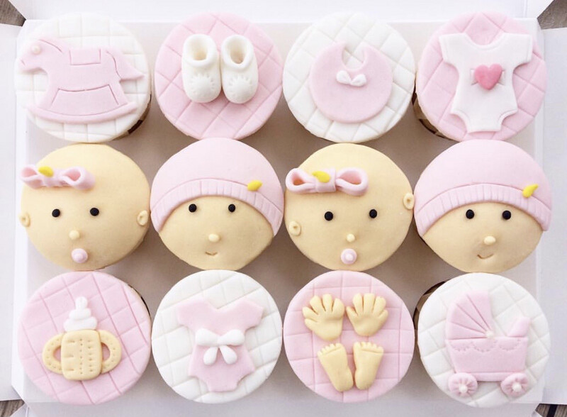 Baby Fullmoon Newborn Girl Boy Cupcakes 1 Baby Fullmoon Newborn Girl Boy Cupcakes 1