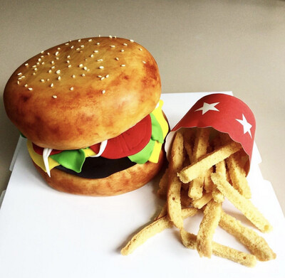 Delicacy Cake - Mc Donald Burger 