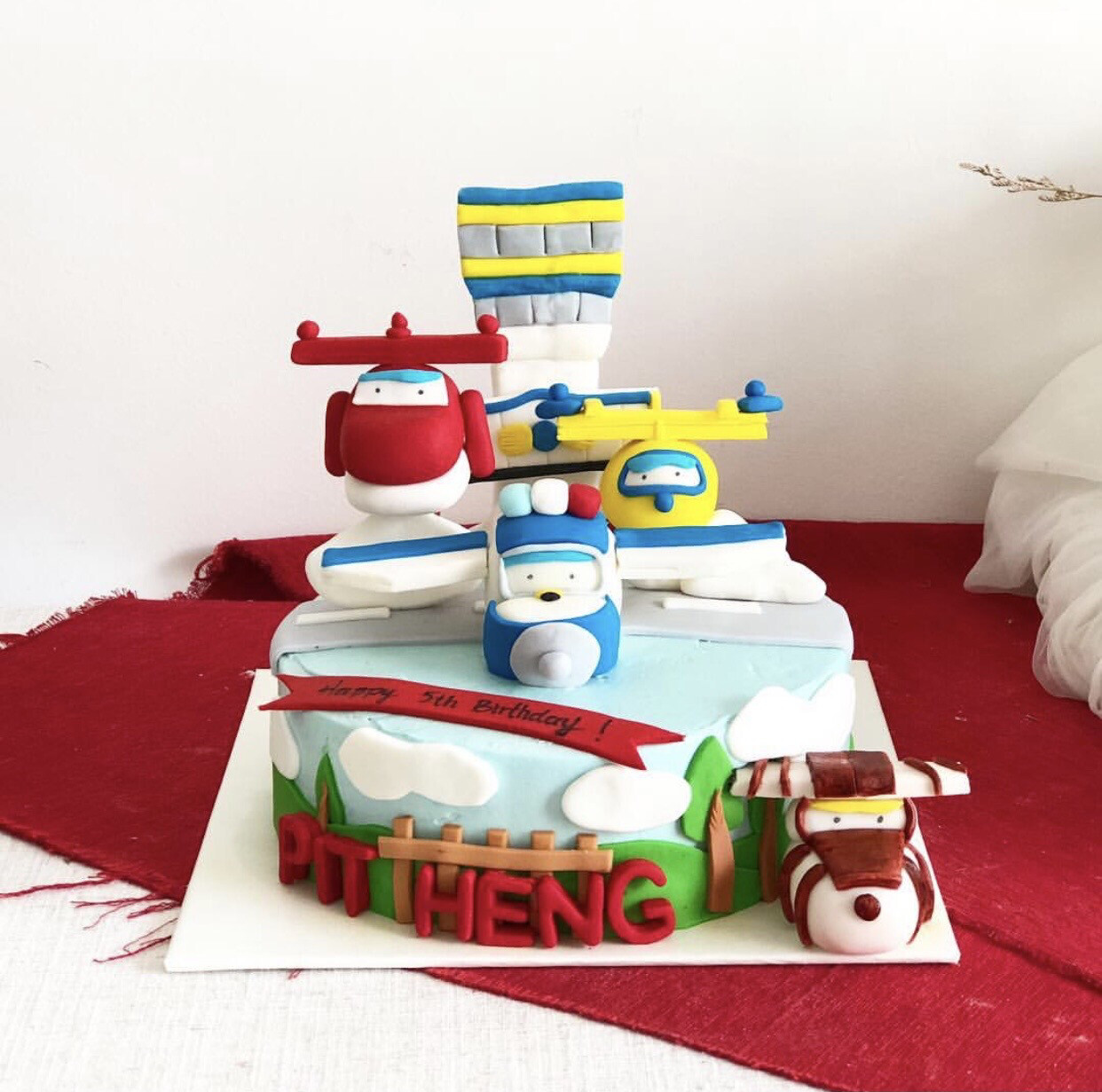 Super Wings Cake 2