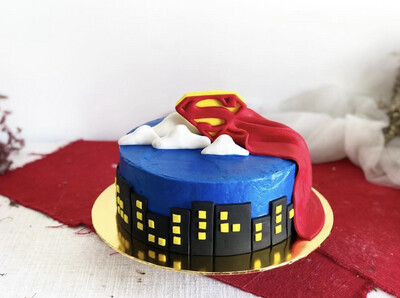 Marvel Avengers Superhero Superman Cake