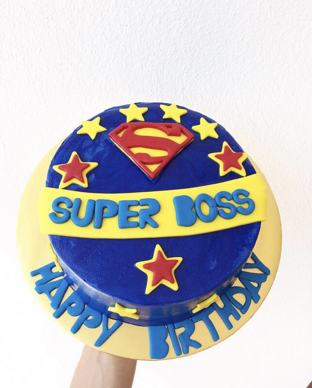 Fathers’ Day - Marvel Avengers Superhero Superman Dad / Father Cake Fathers’ Day - Marvel Avengers Superhero Superman Dad / Father Cake