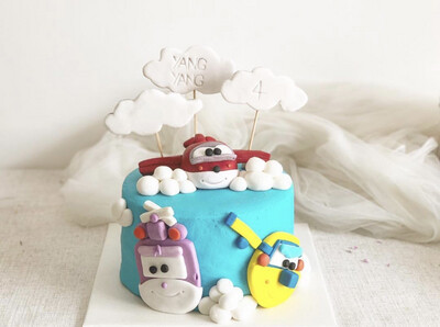 Super Wings Cake 1
