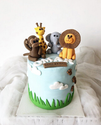 Animal Safari Jungle Cake 6