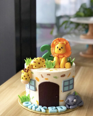Animal Safari Jungle Cake 5