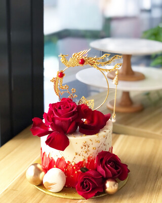 Phoenix Rose Cake