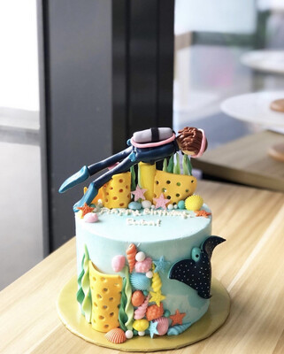 Diving Cake 1