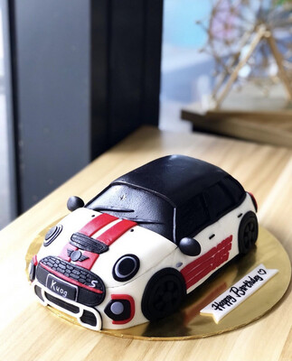 Car - 3D Mini Cooper Cake 1