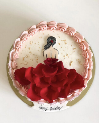 Lady Cake 1