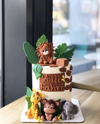 Animal Safari Jungle Cake 7