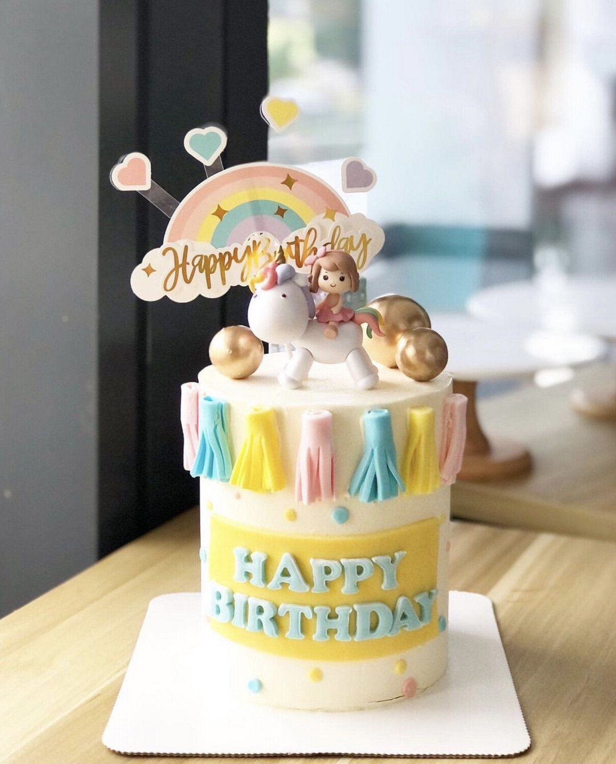 Unicorn Baby Girl Cake