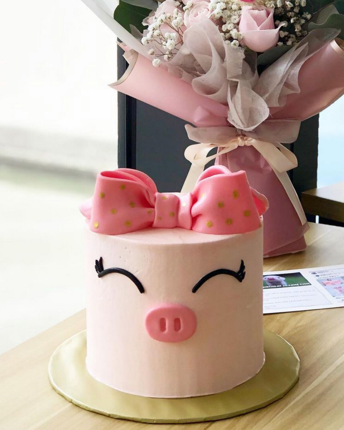 Baby Animal Pig Piggy Cake 2