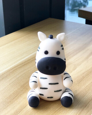 Fondant Figurine - Zebra