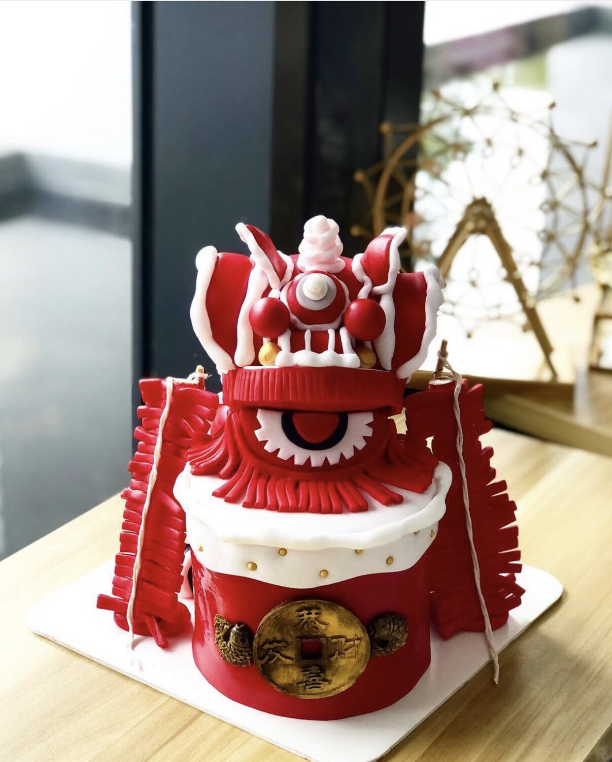 Festive - CNY - Lion Dance Cake 2