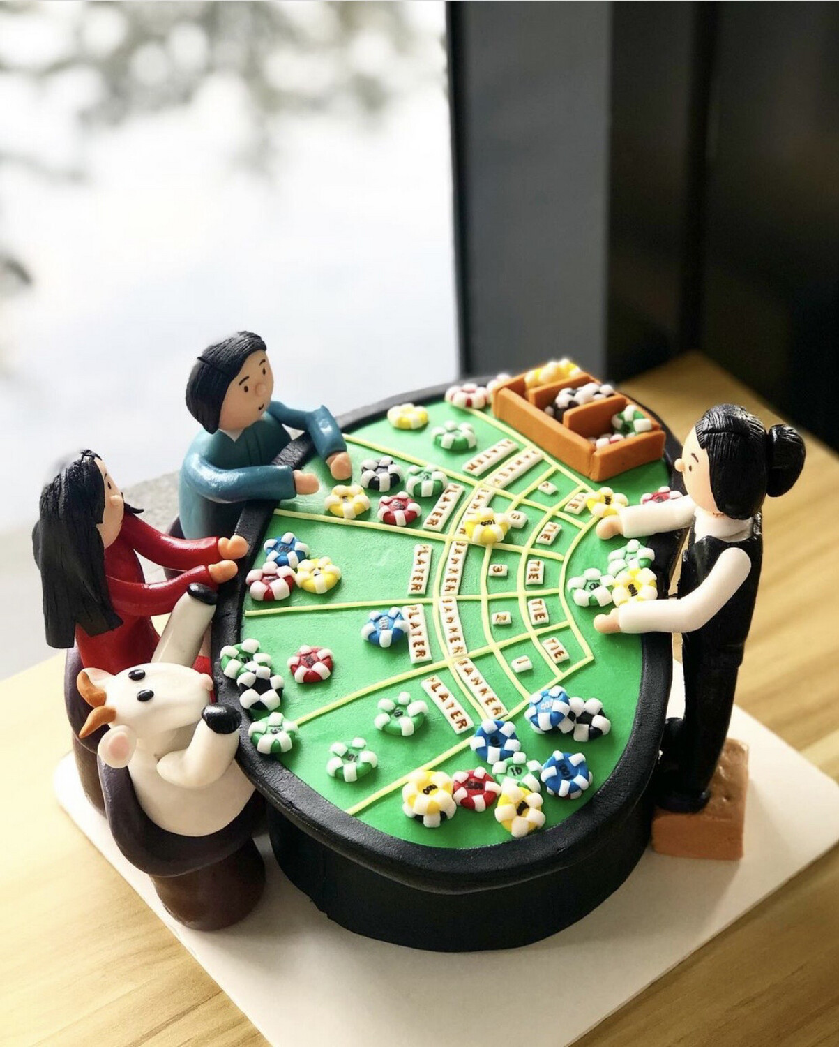 Money Poker Casino Cake 2