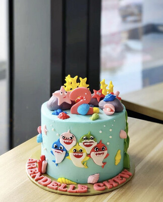 Baby Shark Cake 3