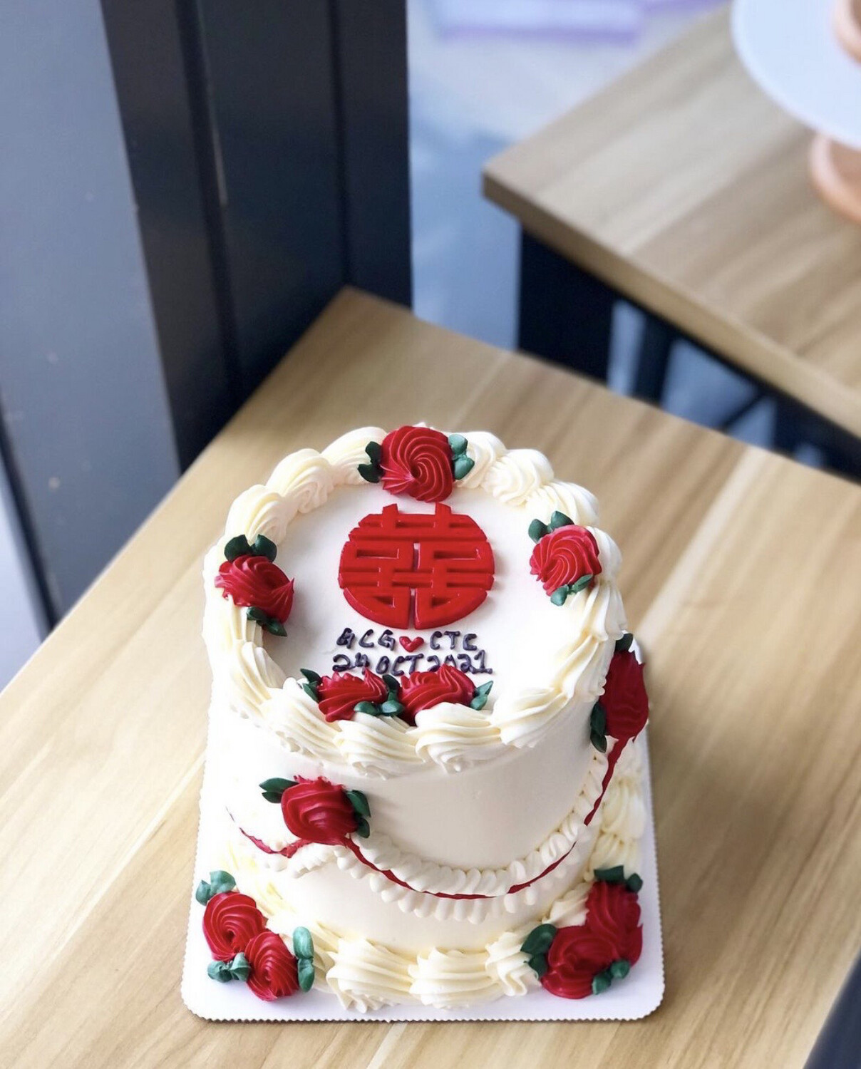 Oriental Chinese Wedding Cake