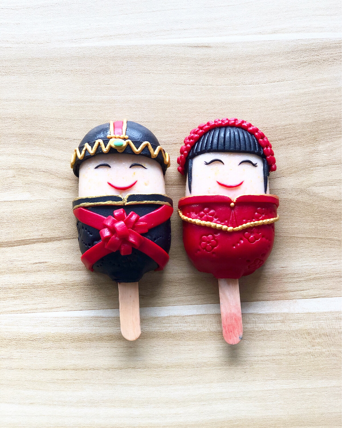 Couple Relationship Oriental Chinese Box Cakesicles 1