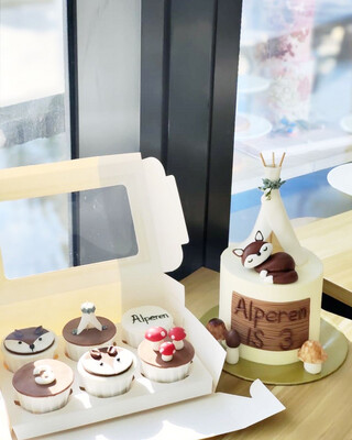 Animal Woodland Fox Cupcakes 2