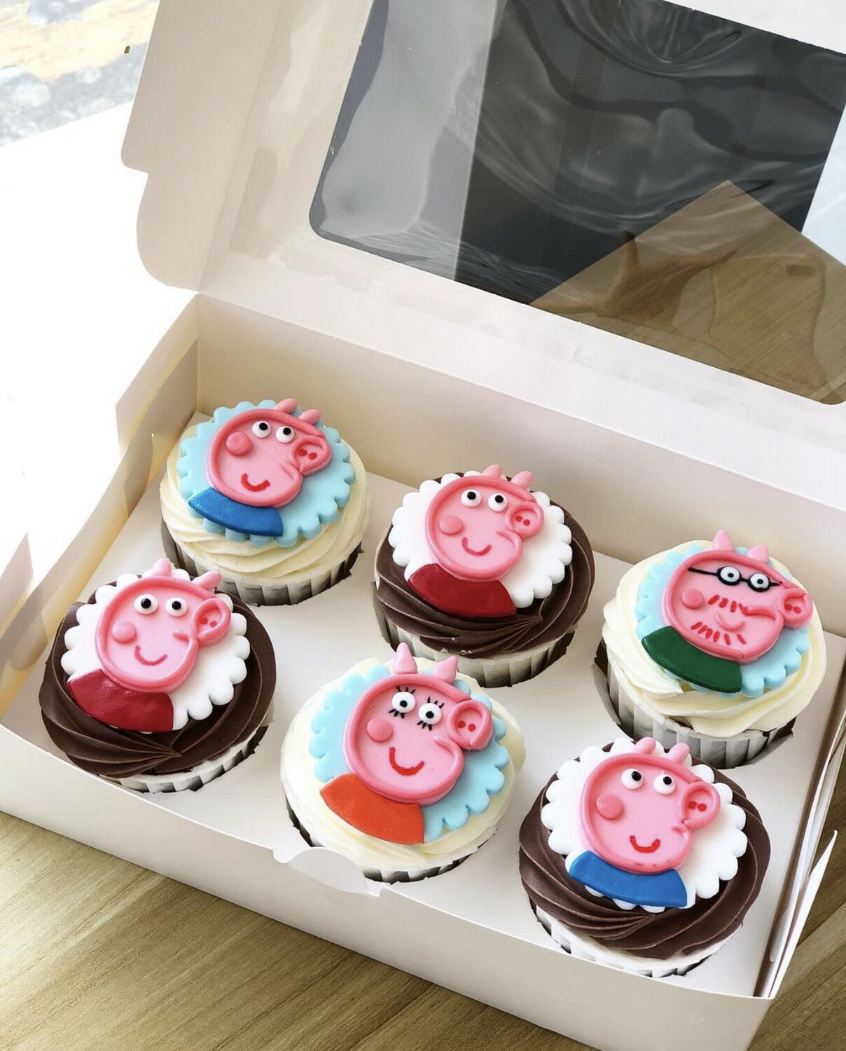 Peppa Pig Piggy Cupcakes