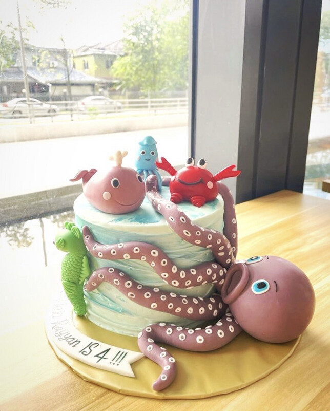Animal Under The Sea Big Octopus Cake 1 Animal Under The Sea Big Octopus Cake 1