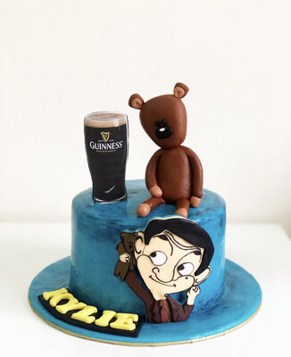 Bear Teddy Cake 4 Mr. Bean