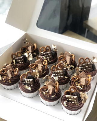 Chocolate Deco Cupcakes (WhatsApp Order)