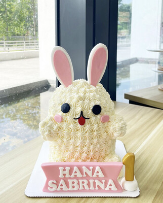 Baby Rabbit Cake 5 - 3D