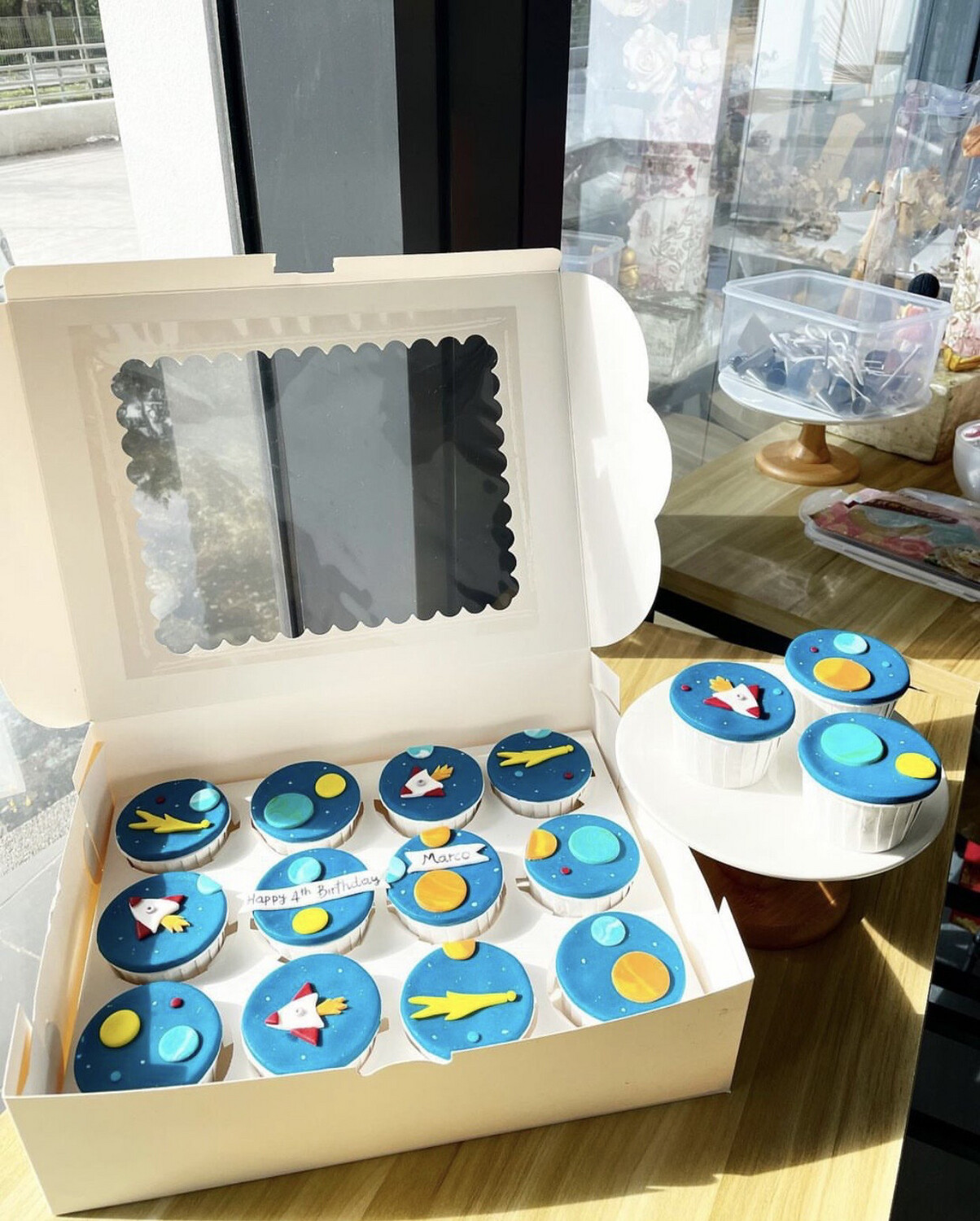 Space NASA Cupcakes