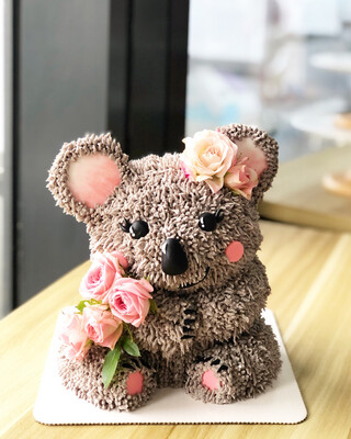 3D Koala Bear Cake 1
